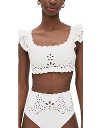 Sea - Liat Swim Flutter Sleeve Bikini Top - Lyst