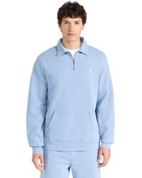 Polo Ralph Lauren - Loopback Terry Quarter Zip Sweatshirt - Lyst