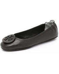 Tory Burch Minnie Travel Ballet Flat - Black