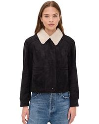 Velvet - Juno Faux Suede Jacket - Lyst