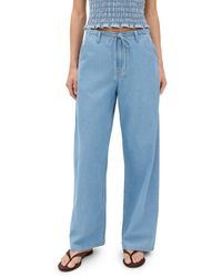 LNA - Gia Tie Waist Pants - Lyst