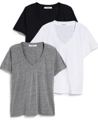 PERFECTWHITETEE - Hendrix Tee 3 Pack - Lyst