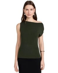 St. Agni - Asymmetric Knit Top - Lyst