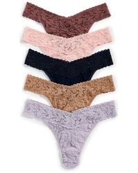 Hanky Panky - Original Rise Thongs Holiday Cracker 5 Pack Box - Lyst