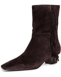 Madewell - The Lexie Fringed Ankle Boots - Lyst