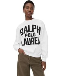 Polo Ralph Lauren - Vintage Fleece Knit Long Sleeve Crew Neck Sweater - Lyst