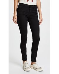 J Brand 811 Photo Ready Mid Rise Skinny Jeans - Black