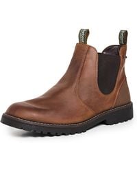 Barbour - Patton Leather Chelsea Boots - Lyst