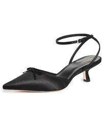 Reformation - Wade Kitten Heels With Bow - Lyst
