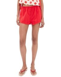 Bailey Rose - Mini Eyelet Shorts - Lyst