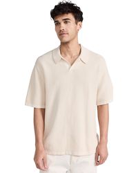Madewell - Adewell Johnny-collar Sweater Polo Shirt - Lyst