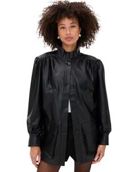 Bardot - Clements Vegan Leather Jacket - Lyst