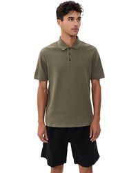Vince - Varigated Texture Polo - Lyst