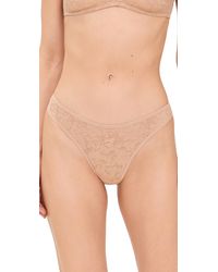 Eberjey - Soft Stretch Recycled Lace Thong - Lyst