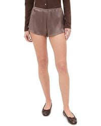 Reformation - Tiffie Satin Shorts - Lyst