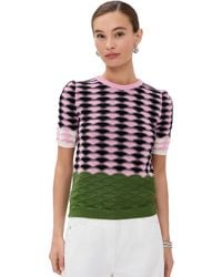 La DoubleJ - Sunset Knit Tee - Lyst