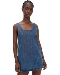 PARKE - Denim Mini Dress - Lyst