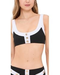 Caroline Constas - Sailor Bikini Top - Lyst