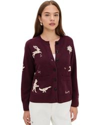 Sea - Mika Applique Cardigan - Lyst