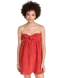 Zimmermann - Alight Toweling Mini Dress - Lyst