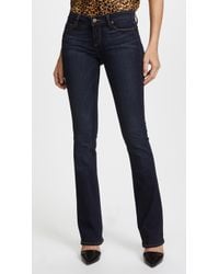 PAIGE Transcend Manhattan Boot Cut Jeans - Blue