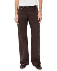 Rag & Bone - Saige Full Relaxed Straight Jeans - Lyst