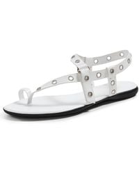 Tory Burch - Eyelet Toe Ring Sandals - Lyst