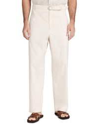 Lemaire - Seamless Belted Pants - Lyst