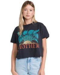 Mother - Other The Grab Bag Crop Tee Gu/god Un - Lyst
