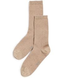 Stems - Cotton Cashmere Crew Socks - Lyst