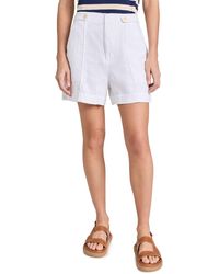 Madewell - Refined Linen Clean Tab Shorts - Lyst