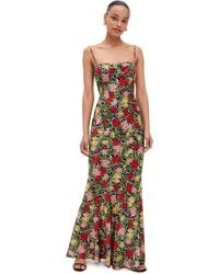 Saloni - Renee Long Dress - Lyst