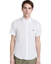 Polo Ralph Lauren - Short Sleeve Linen Shirt - Lyst
