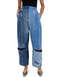A.W.A.K.E. MODE - A. W.A. K.E. Mode Upcycled Denim Jeans - Lyst