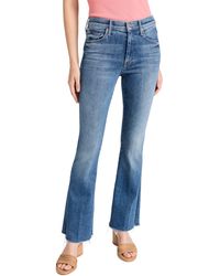 Mother - The Weekender Fray Jeans - Lyst