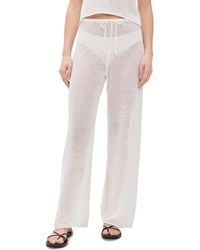 Onia - Linen Knit Drawstring Pants - Lyst