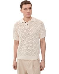 Obey - Short Sleeve Chunky Polo Sweater - Lyst