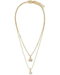 Luv Aj - The Antoinette Stone Charm Necklace Set - Lyst
