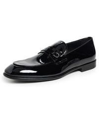 Ferragamo - Desio Patent Leather Formal Loafers - Lyst