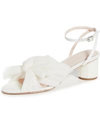 Loeffler Randall - Dahlia Pleated Bow Heels With Ankle Strap - Lyst