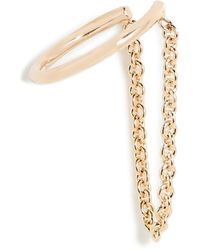 Zoe Chicco - 14k Gold Draped Chain Ear Cuff - Lyst