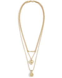 ALÉMAIS - Tesori Multi Chain Charm Necklace - Lyst