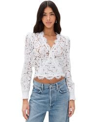 Generation Love - Kairi Lace Wrap Blouse - Lyst