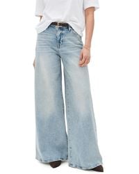 7 For All Mankind - Marie Wide Leg Jeans - Lyst