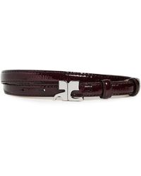 Courreges - Ac Naplack 15Mm Belt - Lyst