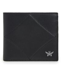 MCM - Diamond Leather Small Wallet - Lyst