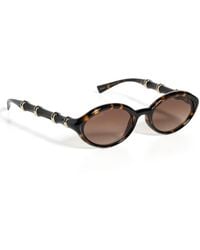 Gucci - Bamboo Sunglasses - Lyst