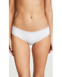 Natori Bliss Cotton Girl Briefs - White