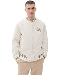 Les Deux - Tech Varsity Jacket - Lyst