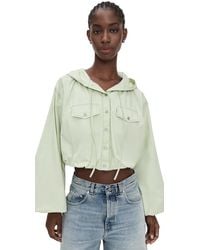 Sea - Sullivan Sportswear Hooded Bubble Blouse Foam - Lyst